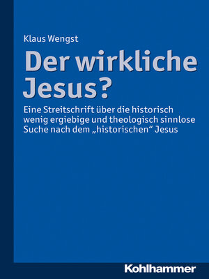 cover image of Der wirkliche Jesus?